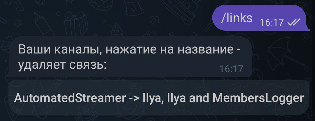 Список чатов